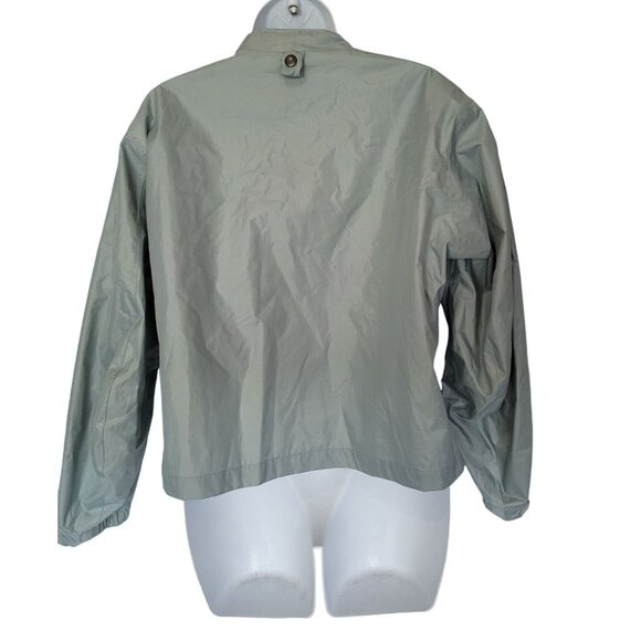 Joe Rocket Motorcycle Jacket Womens L Green Full Zip Coat Soft Shell Zippers Pol - Picture 4 of 8